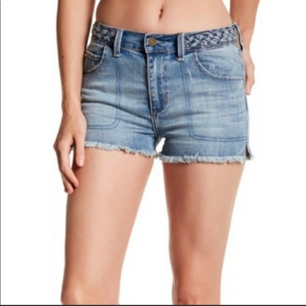 Pistola Natalia Cut Off Shorts Braided Waist Small